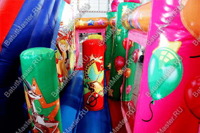 Коммерческий надувной батут "Цирк" 7*5*4 м