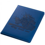 Дневник школьный Alingar 1-11 кл., 48л., 7БЦ, иск. кожа, поролон, тиснение, закругленные углы, синий "Машина-2"