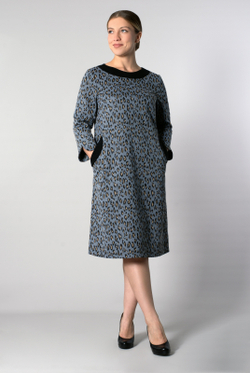 Платье женское 4457АП, Леопард #225Лез054457АП