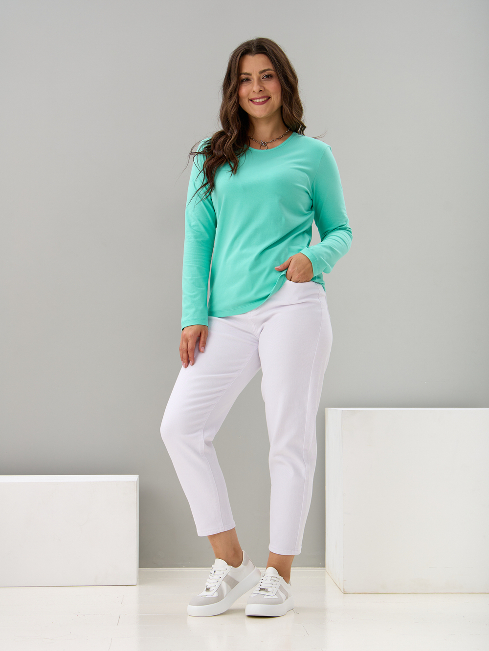 Лонгслив ЛНкл-081/ментол