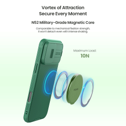 Магнитная подставка держатель для смартфона (серый цвет) от Nillkin, серия Dual-Magnet Grip Holder