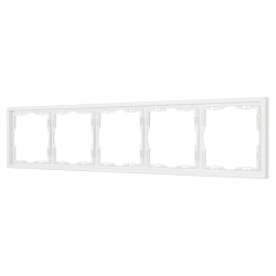 Рамка пластиковая FRM-NOBE-SFPL-5-WH (Arlight, -) 054227
