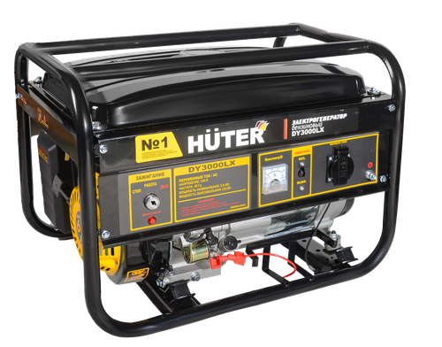 Портативный бензогенератор HUTER DY3000LX - [2,5 кВт / 220V] эл. старт