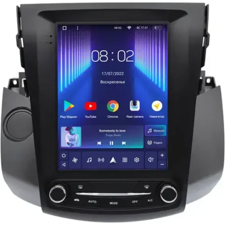 Магнитола для Toyota RAV4 30 2005-2012, Vanguard (климат) - Teyes TPRO 2 монитор 9.7" в стиле "Тесла" на Android 10, ТОП процессор, 4G SIM-слот