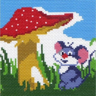 "Мышонок"-0005 канва с рисунком