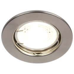 ST1 SN Светильник ЭРА штампованный MR16,12V/220V, 50W сатин никель