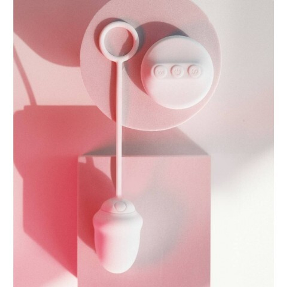 Виброяйцо DryWell Scarlett на дистанционном пульте управления