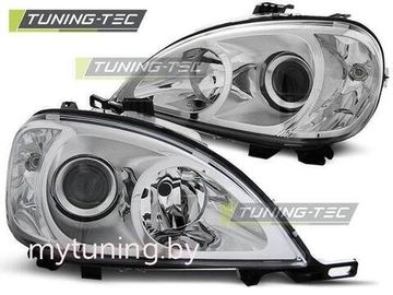 Передние фары Mercedes ML W163 chrome