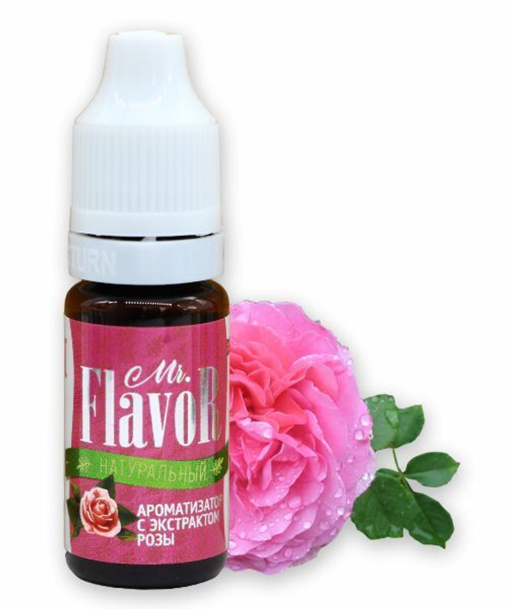 Ароматизатор натуральный "Mr Flavor" экстракт розы 10мл