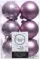 Набор пластиковых шаров Дивный 60 мм, сиреневый, 12 шт, Kaemingk (021993)