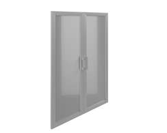 Двери (рамка алюминиевая) к шкафам Тр-2.1 и Тр-2.3 (2 шт.) Тр-4.7 1196х428