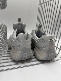 Кроссовки женские экокожа арт. 954-4 цвет "серый"