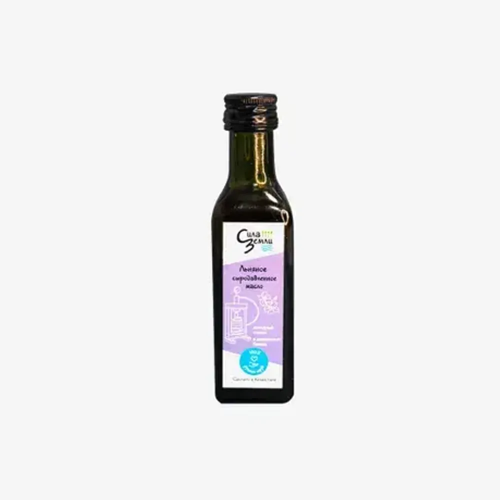 Сила Земли Льняное сыродавленное масло 100