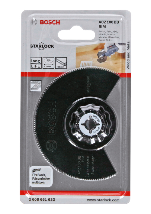 Сегментный пильный диск BIM ACZ 100 BB Wood and Metal 2608661633