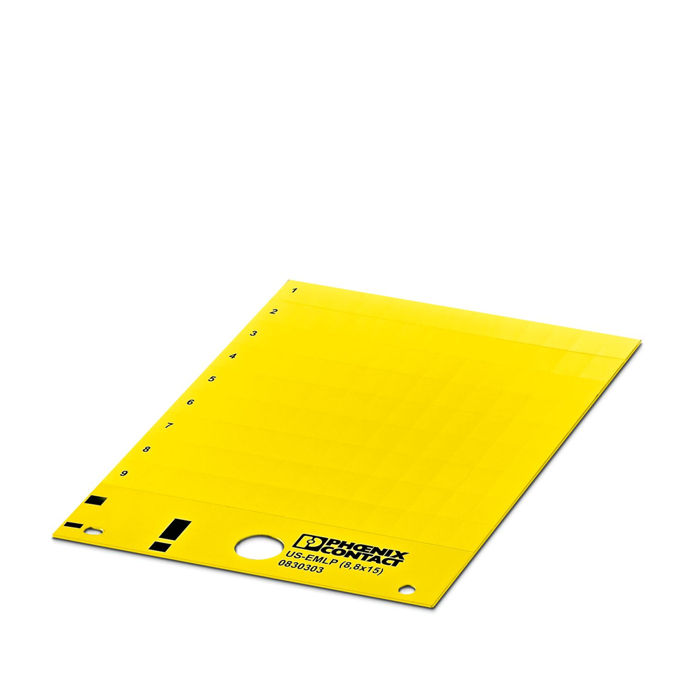 0830372 - US-EMLP (8,8X15) YE CUS - Пластиковая табличка