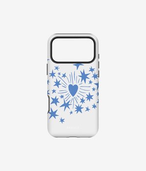 Чехол STARS ALIGNED (белый+синий) для iPhone