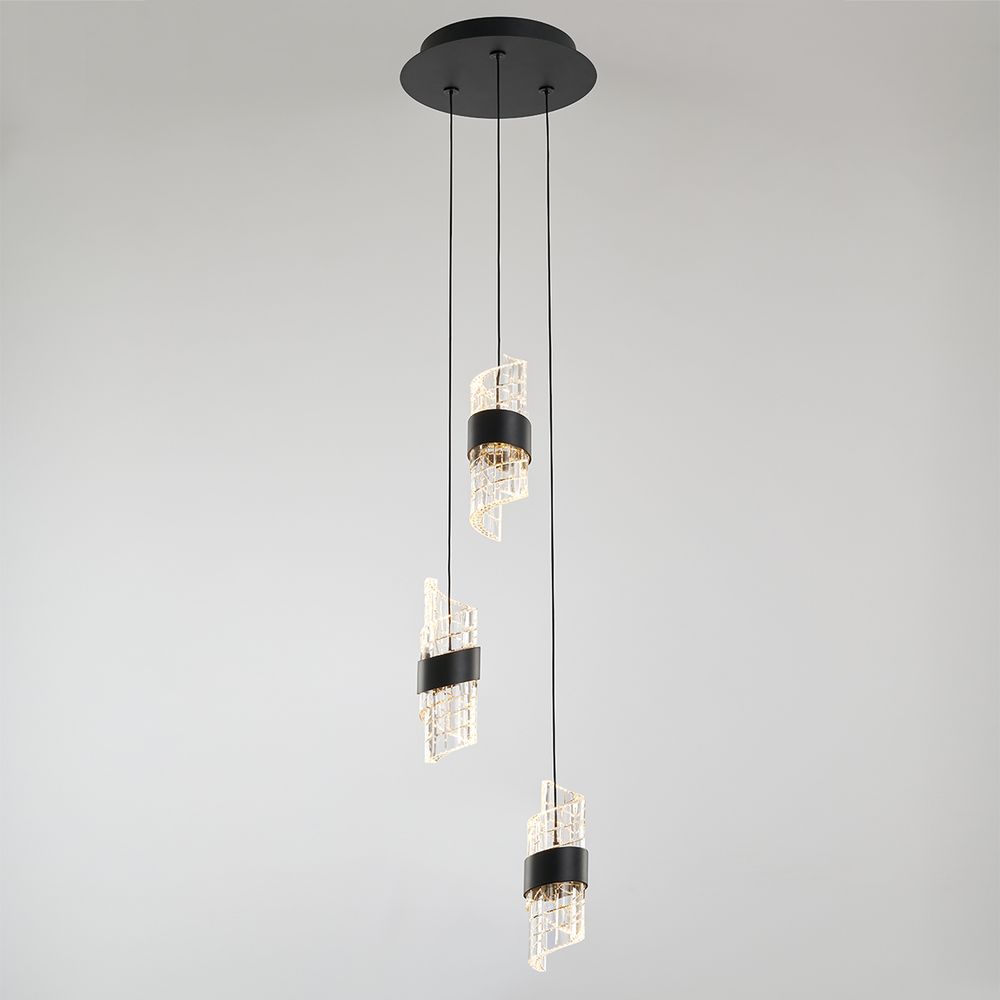 Подвесной светильник MD23001022-3A matt black