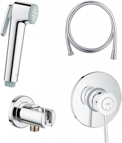 Гигиенический душ Grohe BauClassic  со смесителем