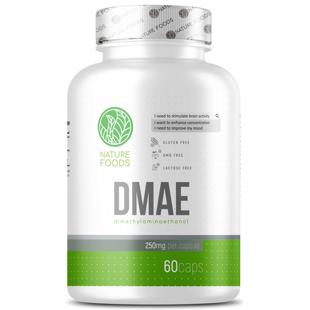 Nature Foods DMAE 250 мг. (60 капс.)
