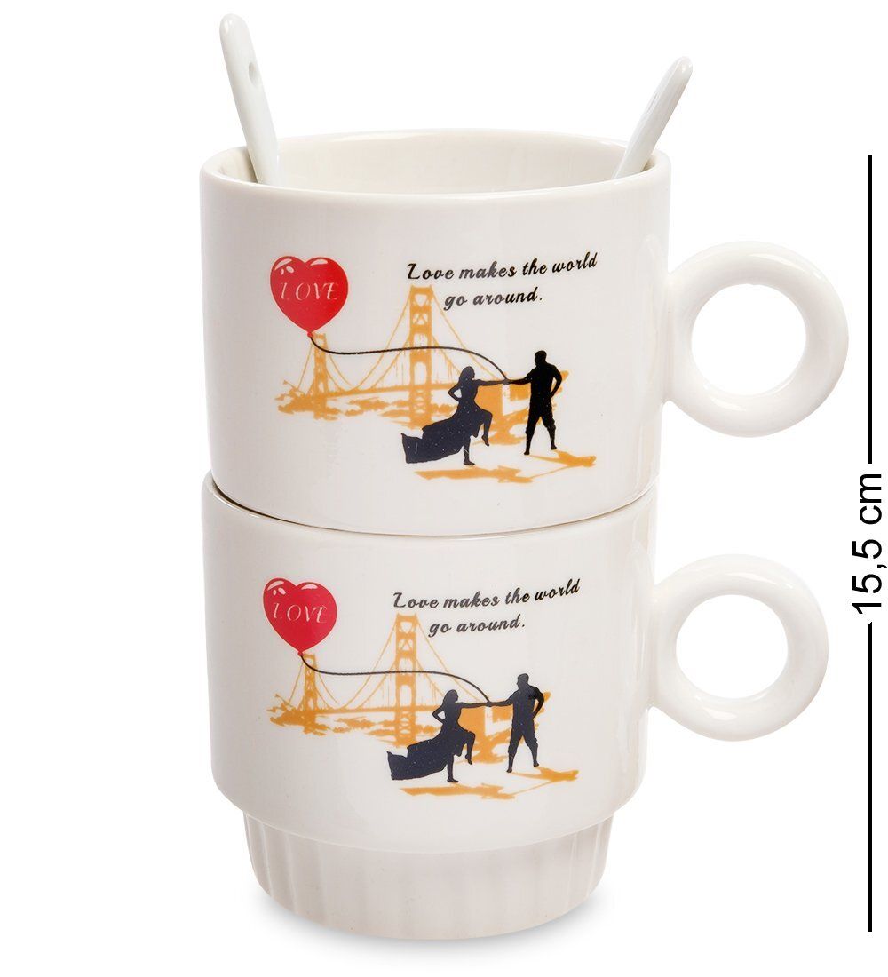 GAEM Art MUG-170/3 Набор из двух кружек «Любите и будете любимы»