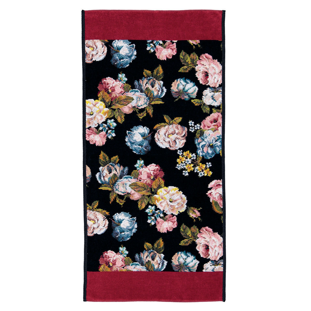 Полотенце 50x100 Feiler Rose Dream бордовое