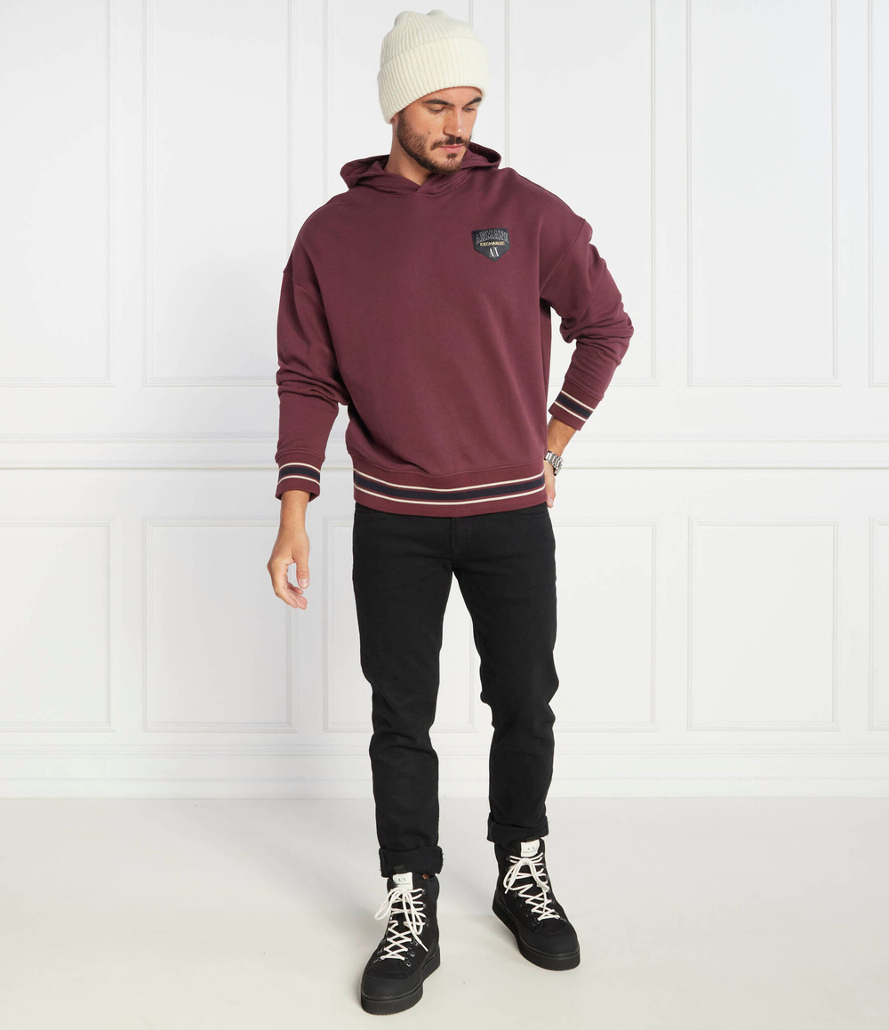 Худи Armani Exchange - бордовый(6RZMJF ZJDPZ)