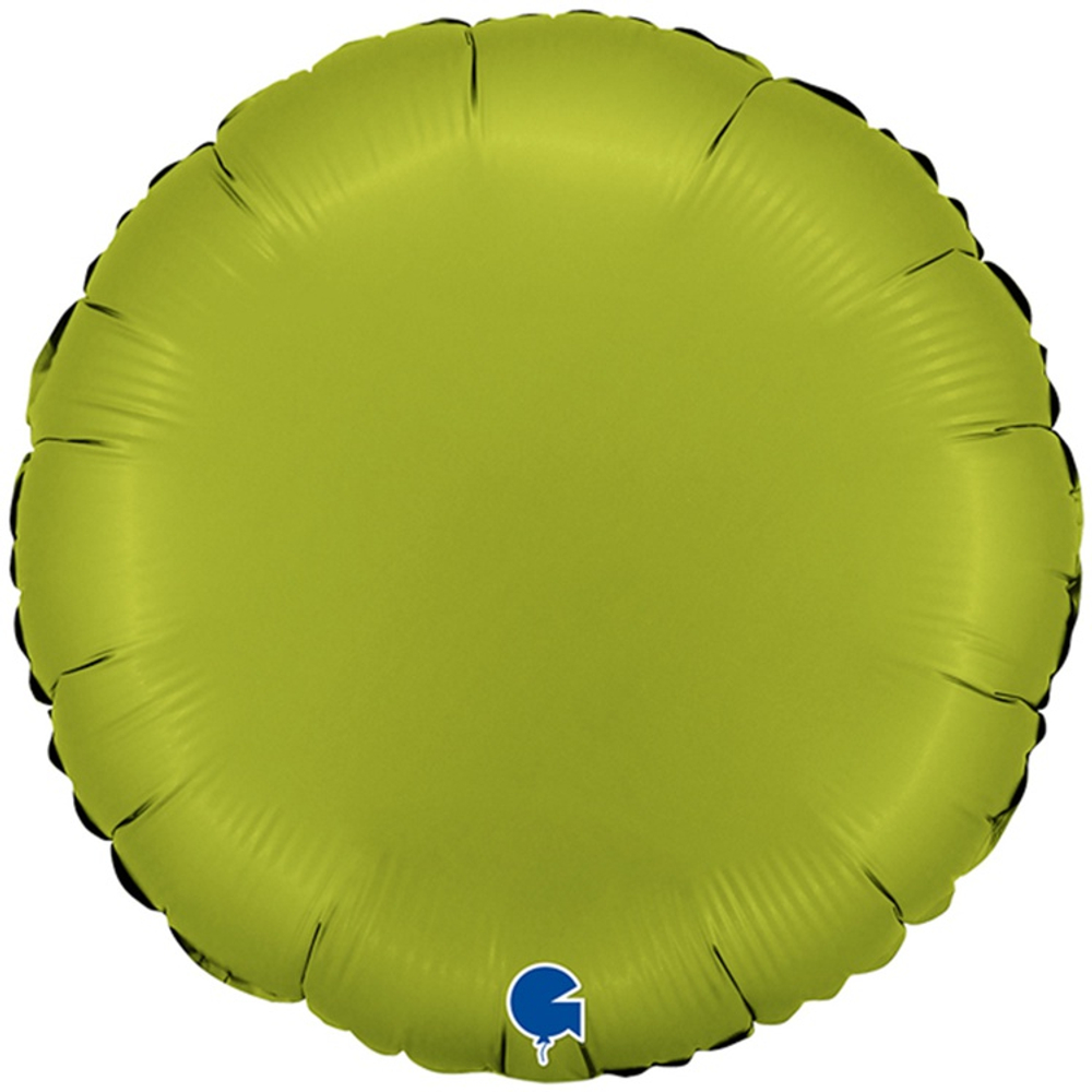 Шар фольгированный Круг 46 см (Зеленый)