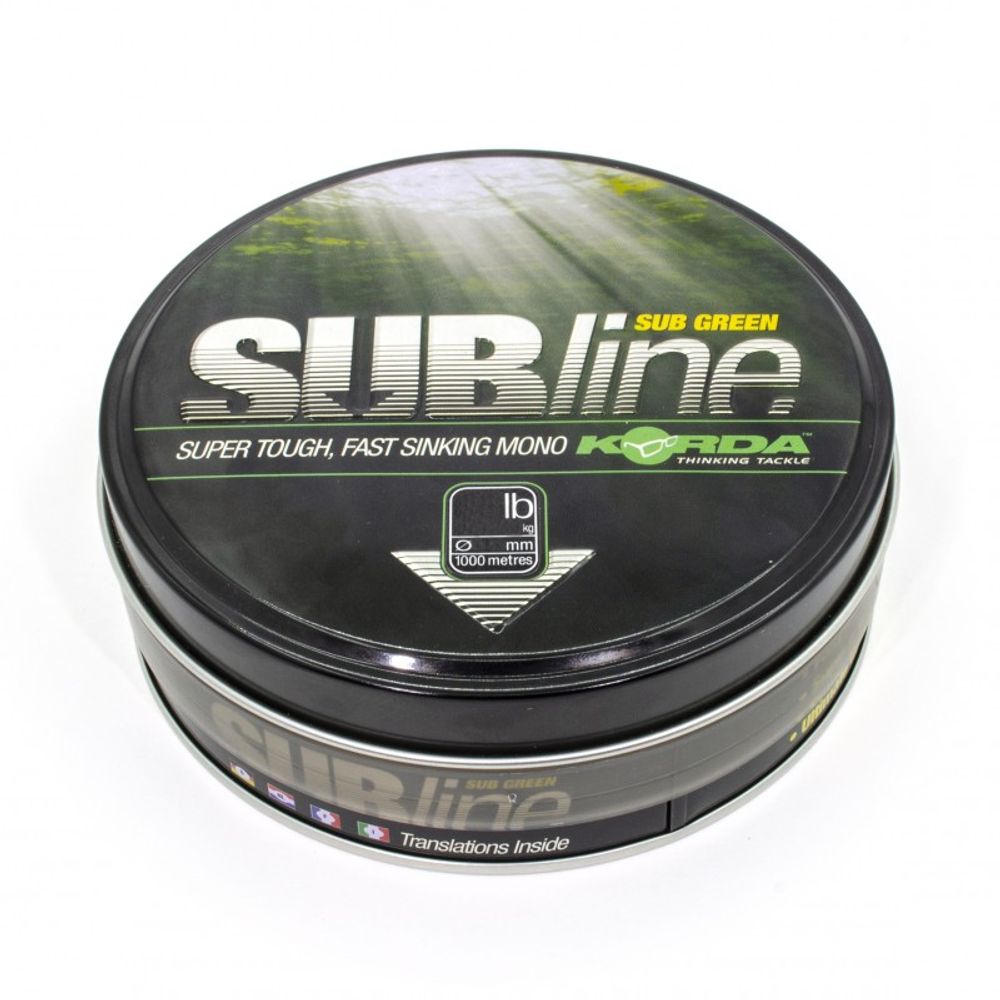 KORDA Леска Subline Green 0,43мм