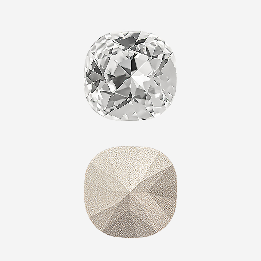 Кристалл Кушон (Сushion), оттенок "Кристалл"/"Crystal", 12мм