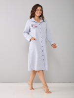 Халат Х-252/серый-гибискус