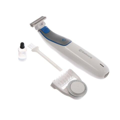 Бритва-триммер SA-5530W, питание от аккумулятора, бело-синий