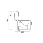 Унитаз-компакт "Best Comfort Green" (а/вспл,гор,ниж,2кн.Oliveira,лайм дюро м/лифт,clip up) (S Luxe)