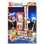 Конструктор блочный Слубан Пожарный 425эл. коробка