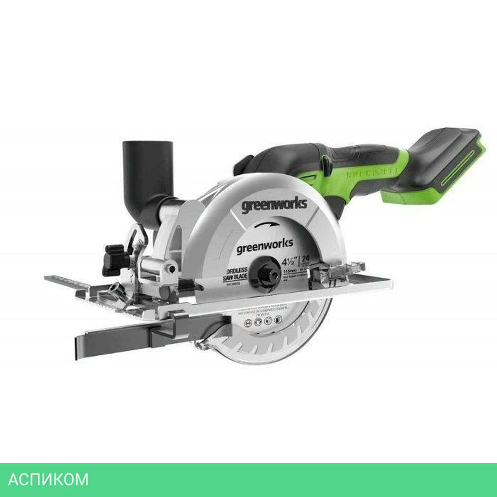 Дисковая (циркулярная) пила Greenworks G24MCS (1501207)