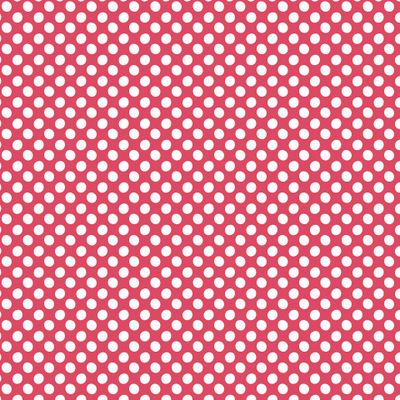 Белый горох на красном фоне