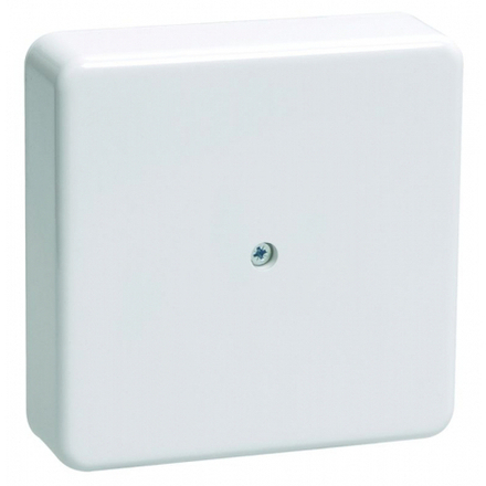 Распаячная коробка ЭРА BS-W-75-75-20 для кабель-канала белая 75х75х20мм IP40