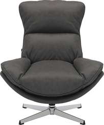 Кресло мягкое Everprof Mango Ткань Темно-серый