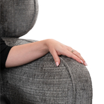 Кресло KING серый, шенилл