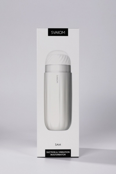 Sam White Автоматический мастурбатор, белый (Цвет: белый)