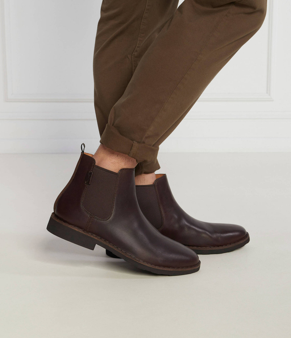 Кожаные челси talan POLO RALPH LAUREN - коричневый(803754411)