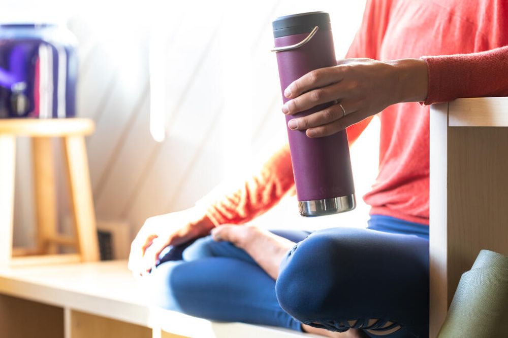 Термокружка Klean Kanteen TKWide Twist Cap 20oz (592 мл) Purple Potion