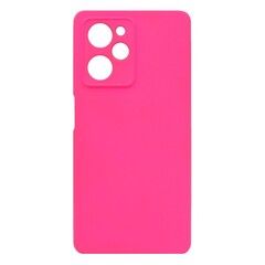 Силиконовый чехол Silicone Cover для Xiaomi Poco X5 Pro 5G (Ярко-розовый)