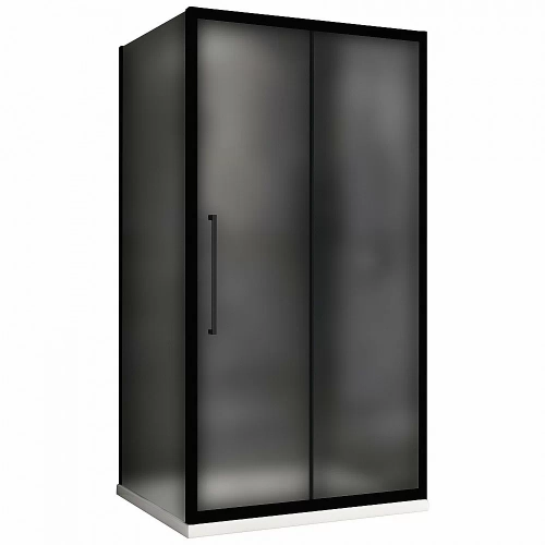 Душевой уголок ABBER Schwarzer Diamant AG30170BMH-S70BM 170х70 стекло матовое/профиль черный