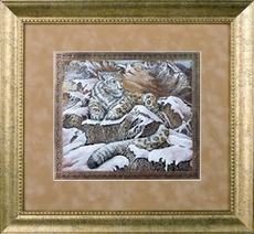 Гравюра "Снежный барс"