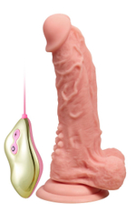 Телесный ротатор-реалистик Turbo Boost Garrett - 19,5 см. (Цвет: телесный)