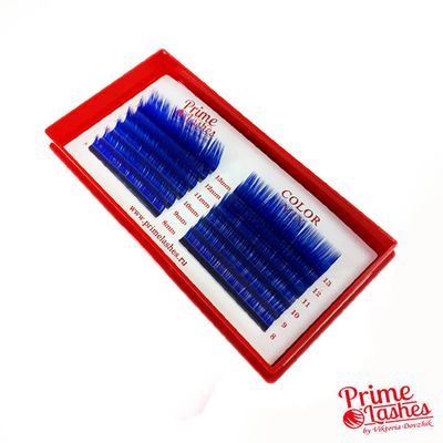 Ресницы Prime Lashes синие, 12 линий