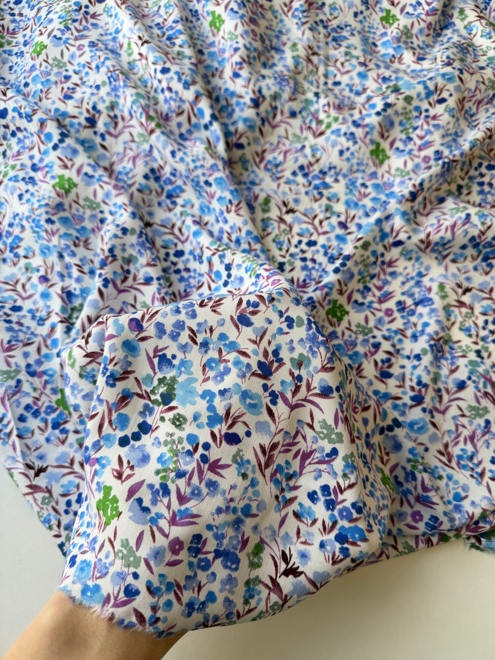 Вискоза (штапель) Черничный луг