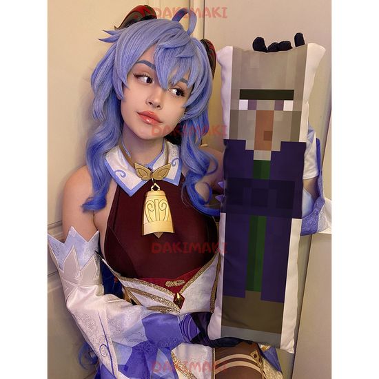 Мини дакимакура Ведьма Майнкрафт | Minecraft арт. M1224, 60х20 см