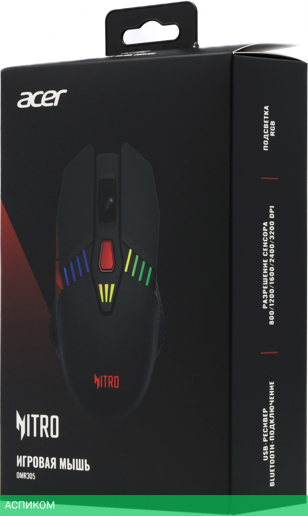 Мышь Acer Nitro OMR305 черный (ZL.MCECC.020)
