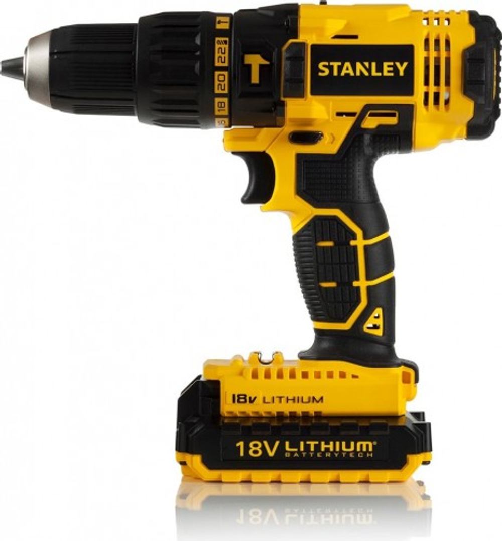 Аккумуляторный шуруповерт STANLEY SCH201D2K ударная SCH201D2K-RU